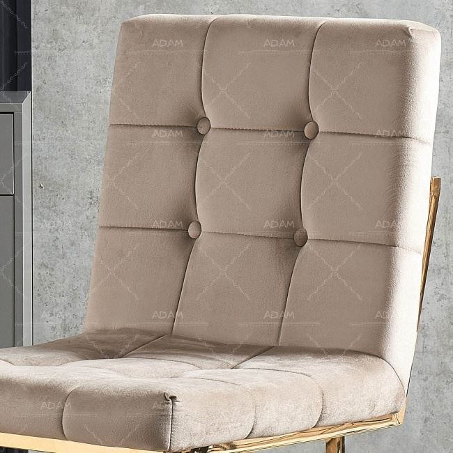 Tufted Fabric Dining Chair-3